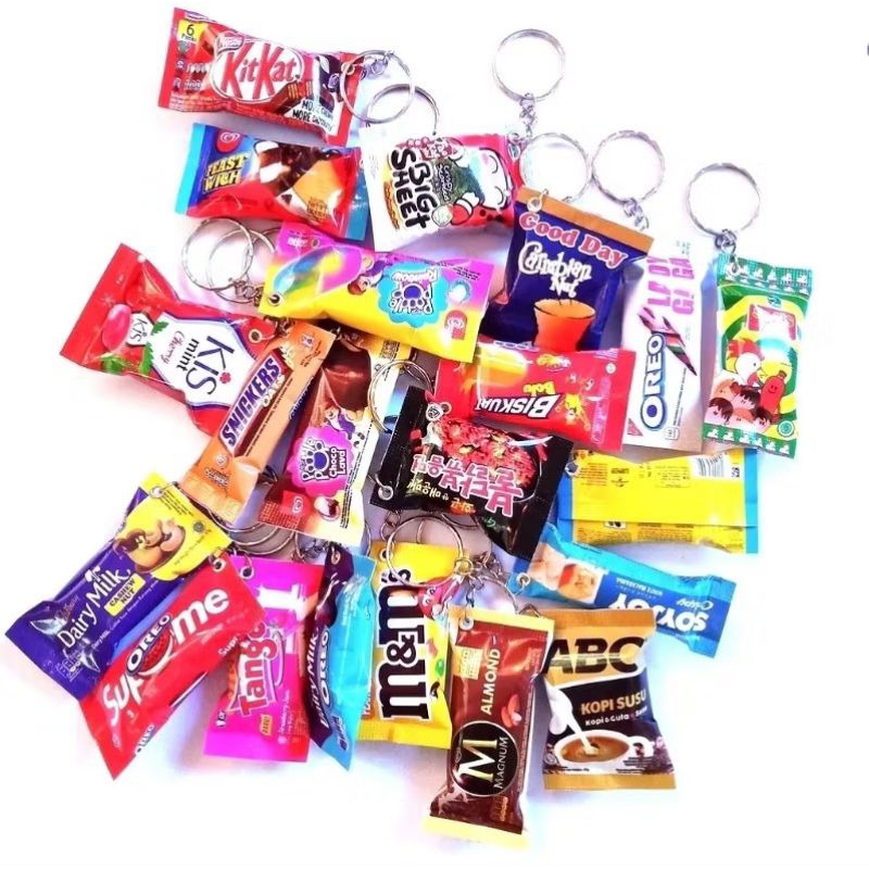 SNACK MIX KEYCHAIN CONTENTS 20 PCS