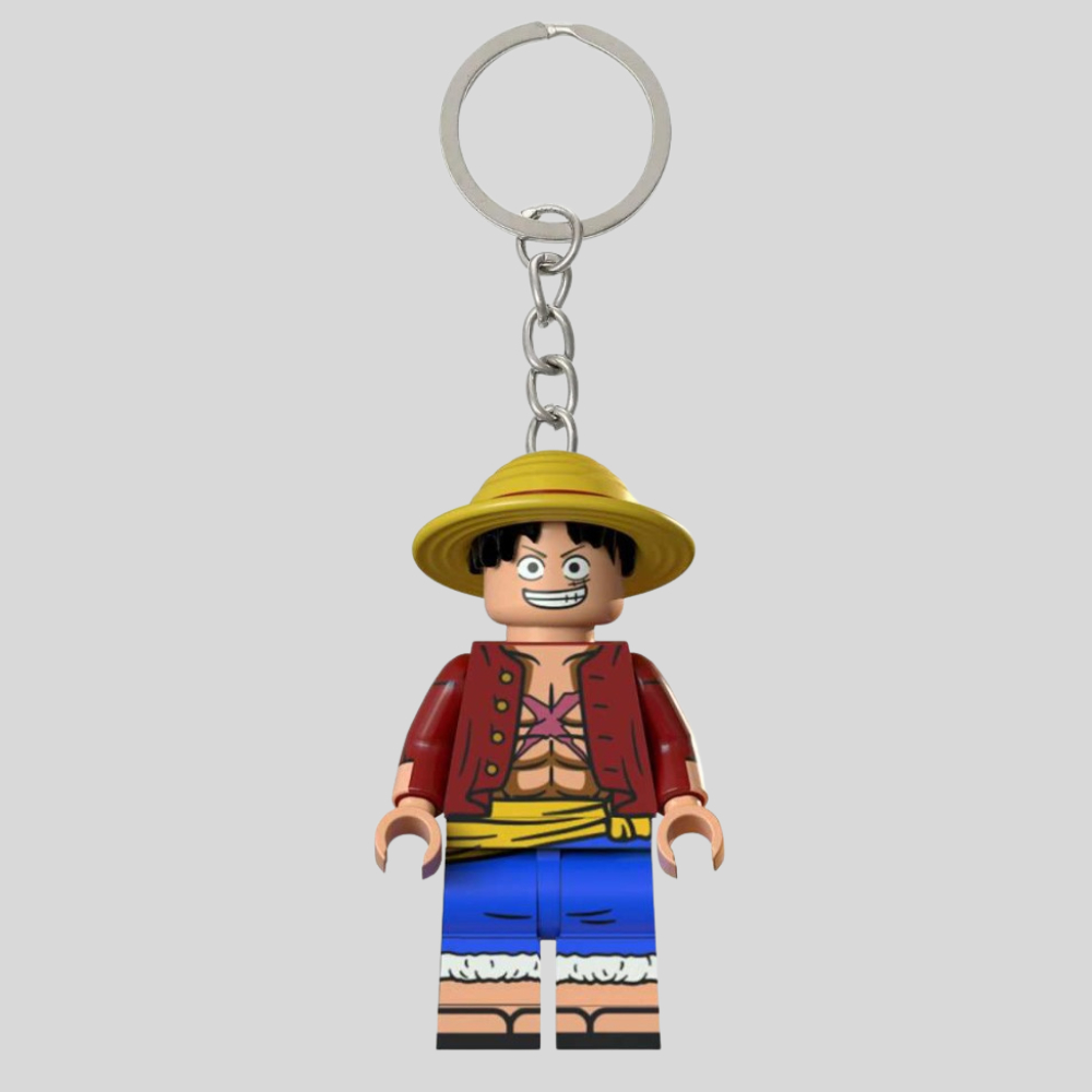 GANTUNGAN Luffy LEGO Keychain | LEGO Luffy Keychain | One Piece Series