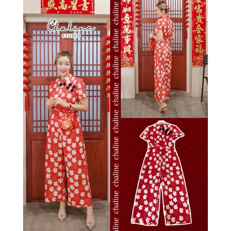 CHEONG SAM / CHINESE NEW YEAR JUMPSUIT / CHINESE NEW YEAR DRESS / CHINESE NEW YEAR COSTUME
