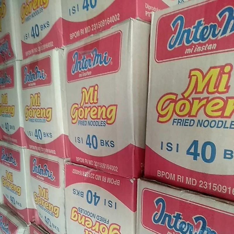 1 Dus Intermie INTER CARTON NOODLES 40 PACKS-Spicy Fried Noodles 1 Box contains 40 Packs / Fried Intermie Instant Noodles INTERMI FRIED NOODLES! Fried Intermie 1 box contains 40 packs / Fried Intermie Instant Noodles / Fried Intermie Savings Package / fri