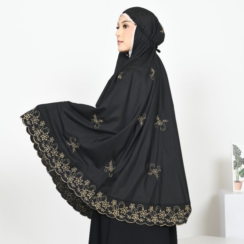 KATUN Hasnashop - the latest premium cotton embroidered mukena 2025