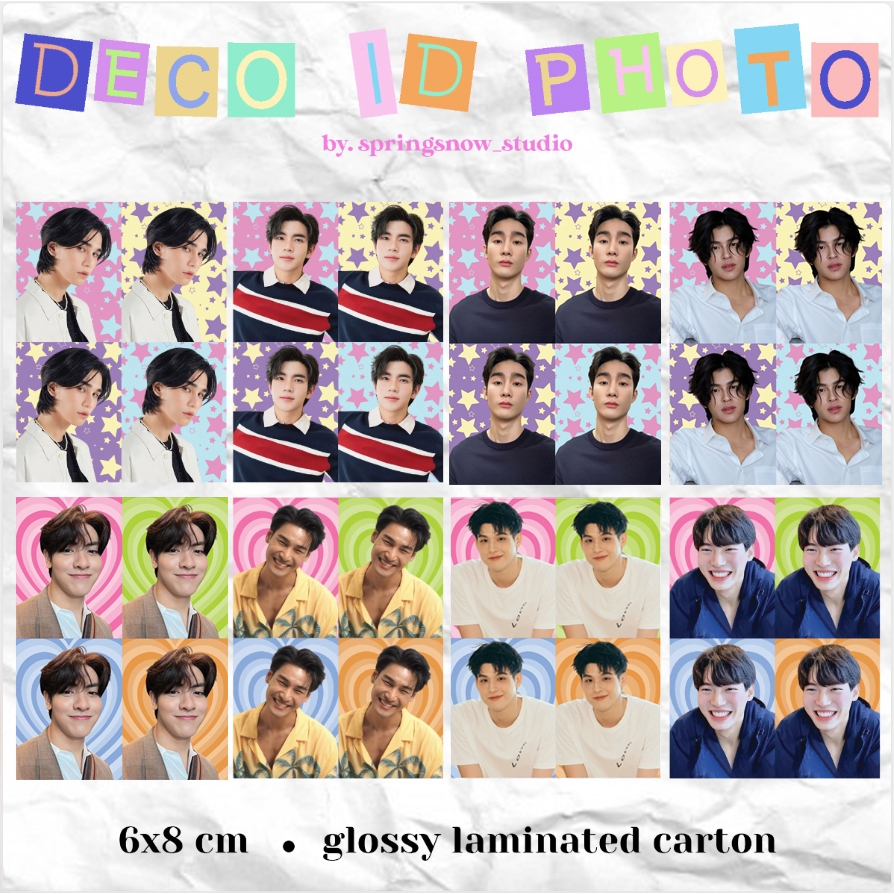 [READY] Thai Actor Deco ID Photo / Pas Photo Actor Thailand BRIGHT WIN OHM NANON GEMINI FOURTH MILE APO JOONG DUNK POND COUWIN JIMMY SEA FORCE BOOK SKY NANI