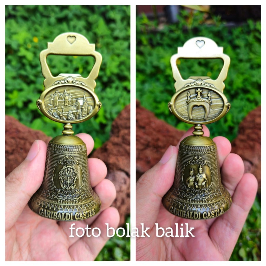 Garibaldi castle bell dinner bell Display Souvenir By Samara Russian State Russia