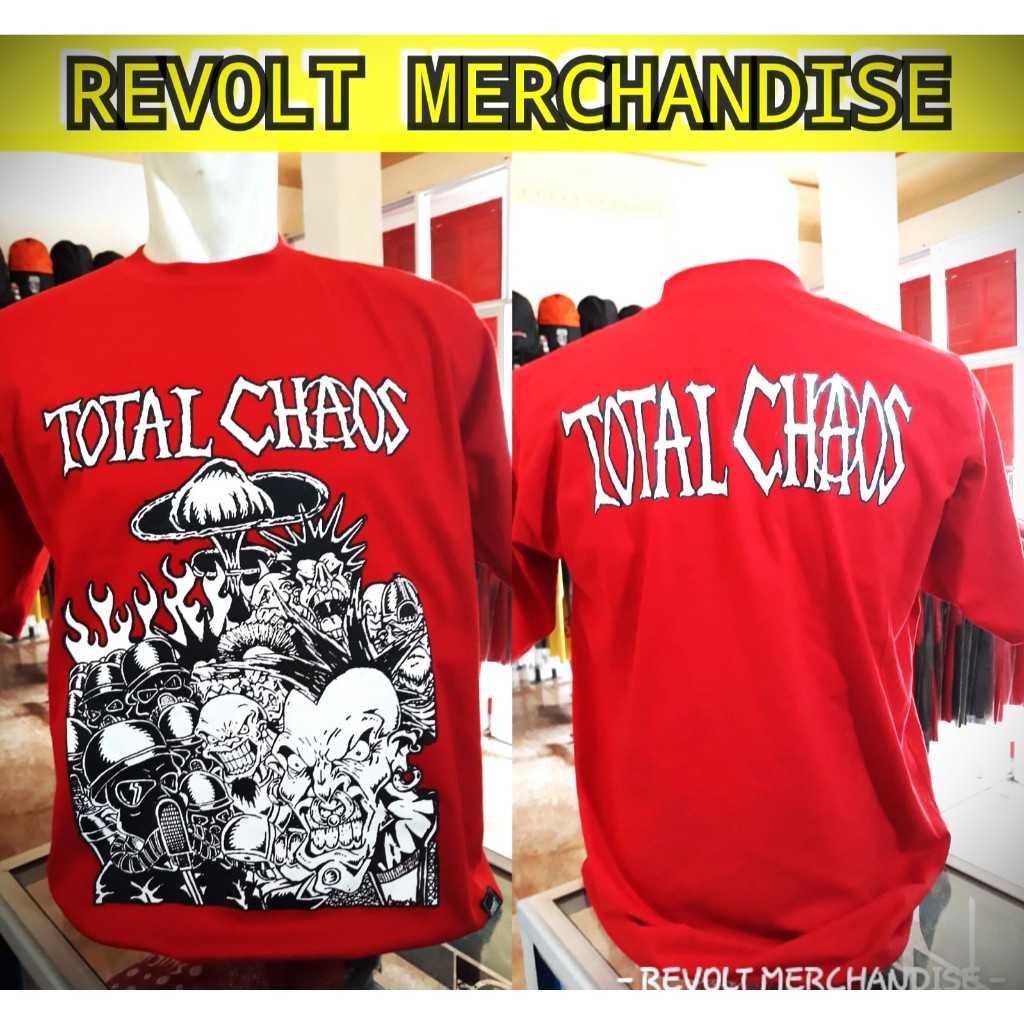 Total chaos T-shirts, total chaos band T-shirts, punk band T-shirts, punk T-shirts, revolt merchandise