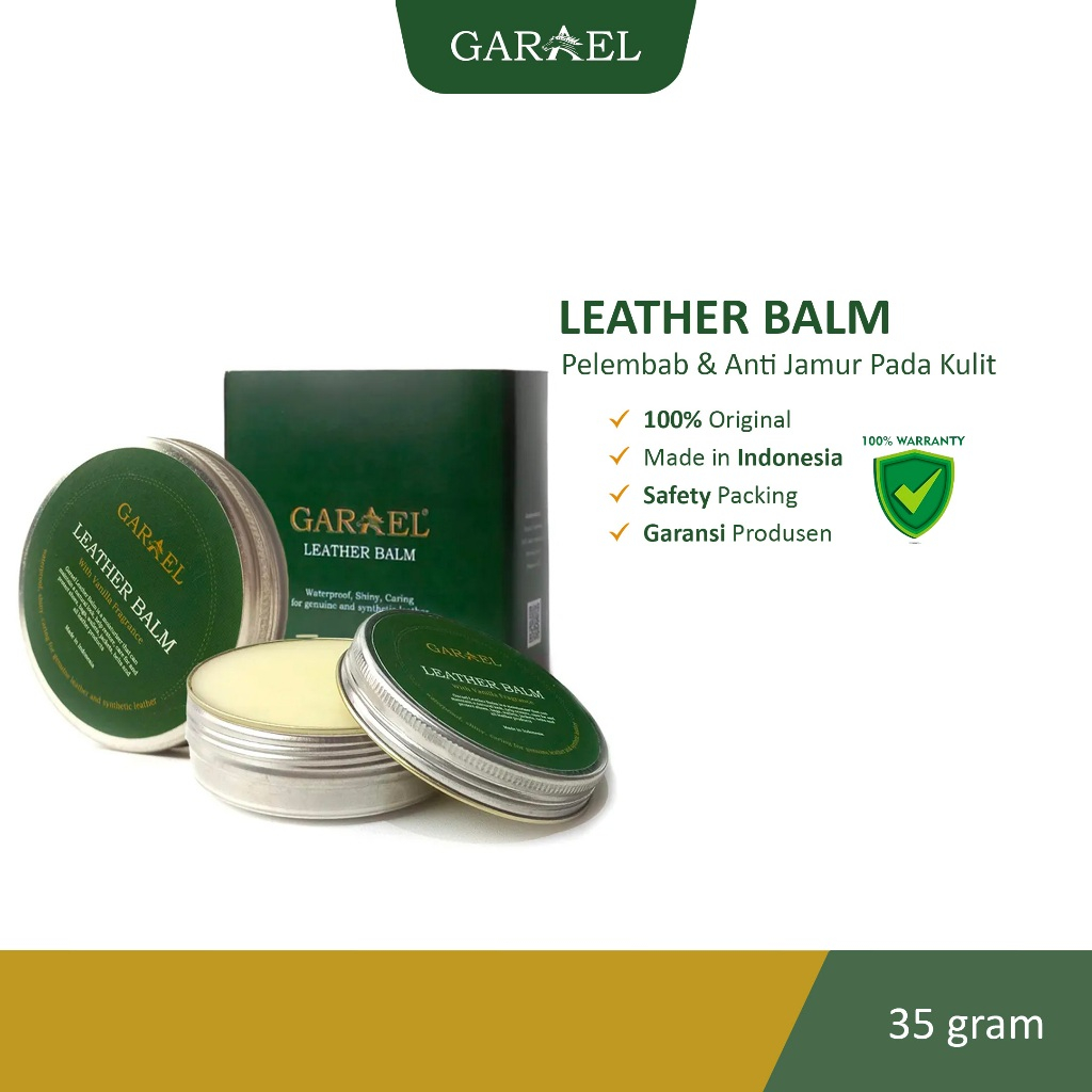 Garael Anti-Fungal Leather Bag Moisturizer. Leather Balm. Leather Balsam. Leather Bag Care.