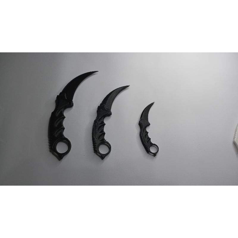 3D Printed Premium Display Plastic karambit Toy