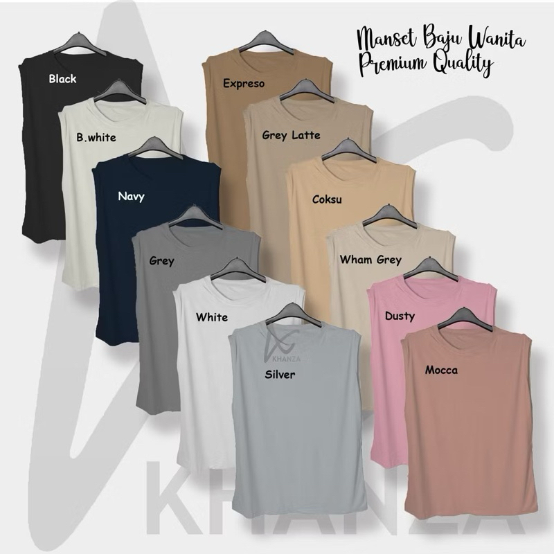 Sleeveless Inner Buntung Cuff Inner Kuntung Daleman Lekbong Women's Turtle neck