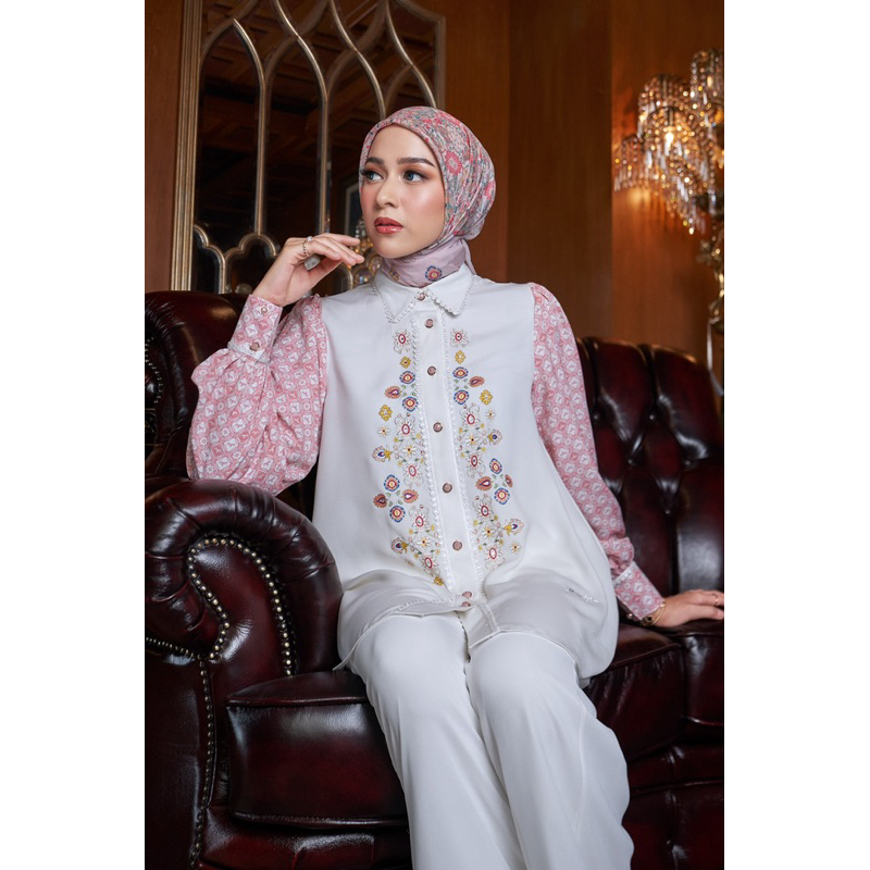 Mandjha Lucy Blouse By IVAN GUNAWAN | Original Modest Muslim Clothing (Pre - Order)