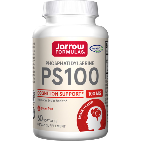 JARROW FORMULAS PS100 PHOSPHATIDYLSERINE 100 MG 60 SOFTGELS