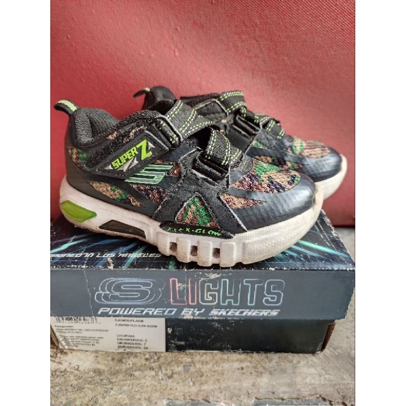 Used original size 24 Skechers children's shoes