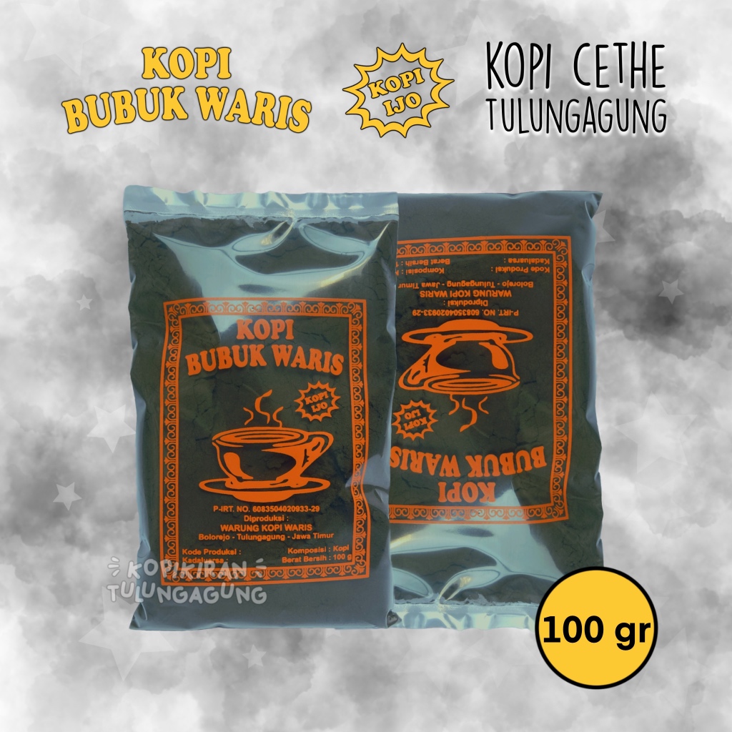 Waris tulungagung green coffee 100 gr - cethe coffee Green Coffee Powder