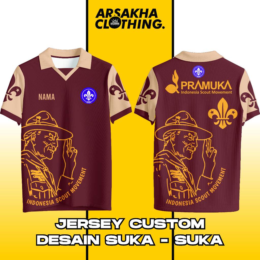 Latest 2024 Indonesian Scout Movement Scout Jersey - Arsakha Clothing