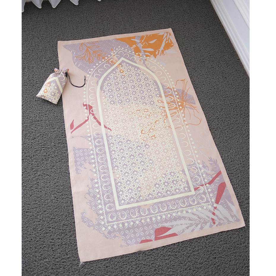 ABA TRAVEL SAJADAH AGENT AESTHETIC MOTIF | Hajj Umrah SOUVENIR Prayer Mat