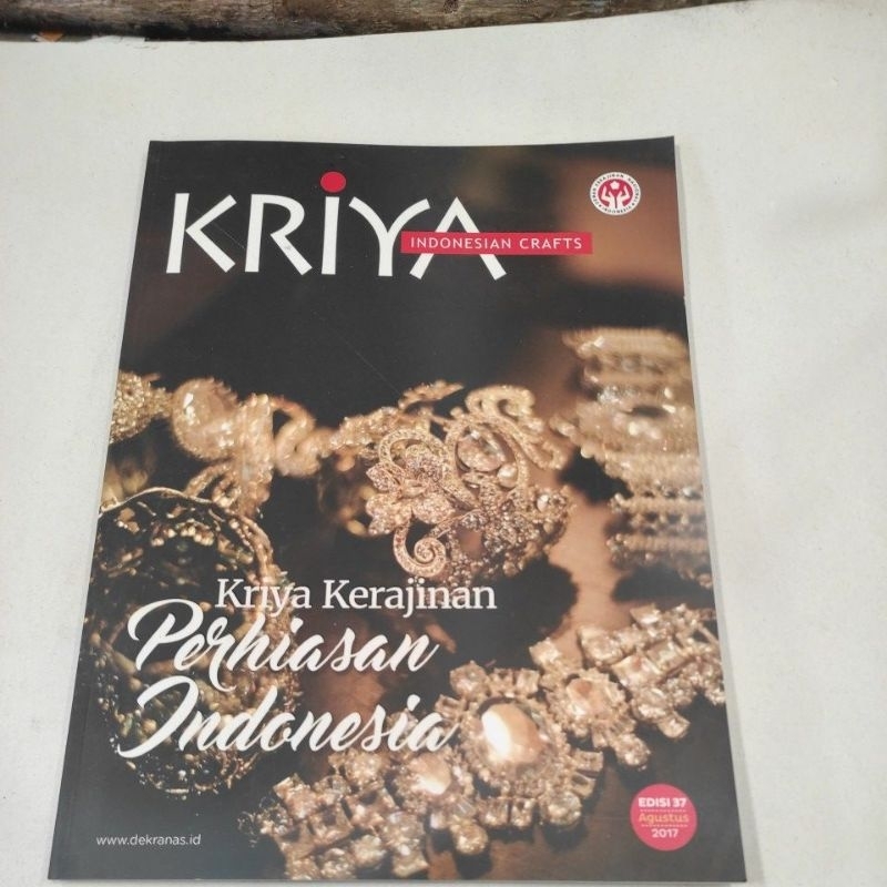 Majalah KRIYA INDONESIAN CRAFTSMAN AUGUST 2017 - INDONESIAN JEWELRY