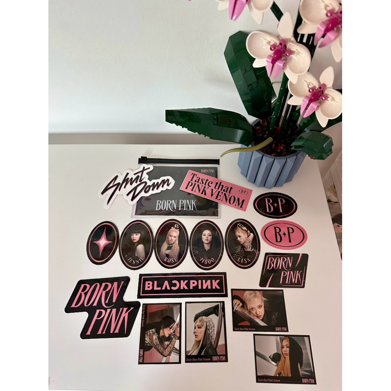 Blackpink Tour Sticker Pack Official Tour Merchandise (BP) opened audreystreasure Jennie Lisa Rose Jisoo