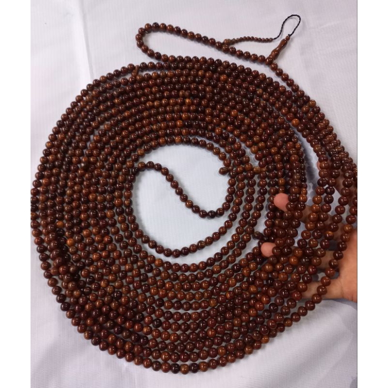 ORIGINAL KAOKAH TASBIH CONTENTS 1000 9MM ORIGINAL BROWN