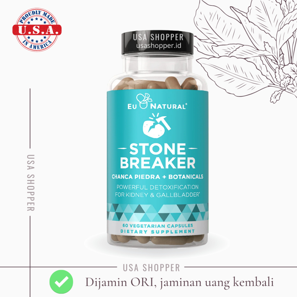 [ORI Usa] Eu Natural Stone Breaker Kidney Bladder Cleanse Kidney Stone Crushing Medicine