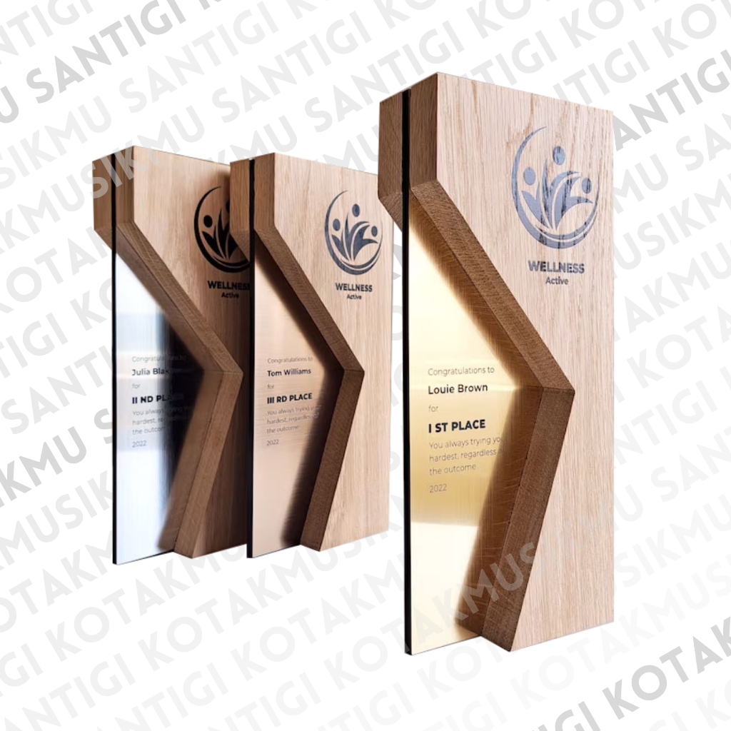 Custom Wooden Trophy (Type-16) | Custom Wooden Cups | Custom Wooden Plaque | Custom Acrylic Plaque