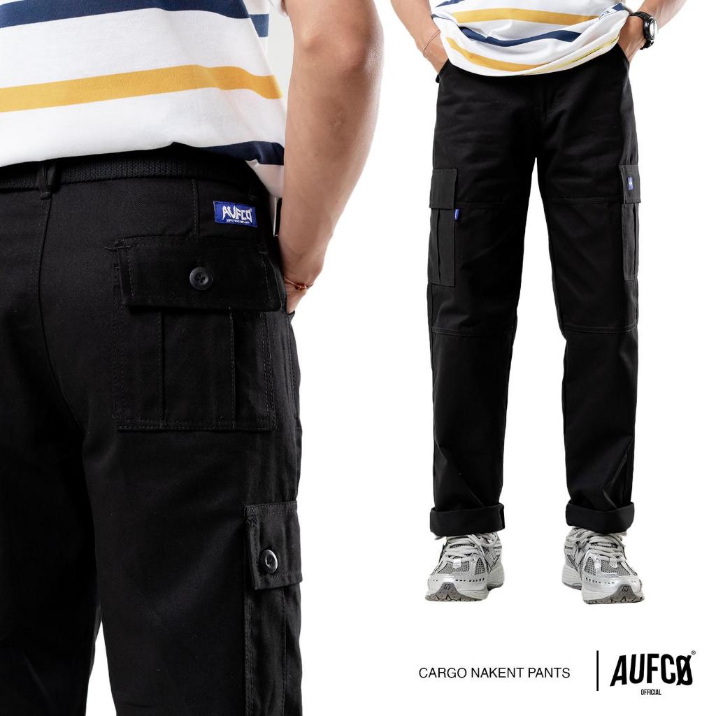 AUFCO | LONG CARGO PANTS | REGULAR CUT | NAKENT SERIES | BLACK BLACK BLACK