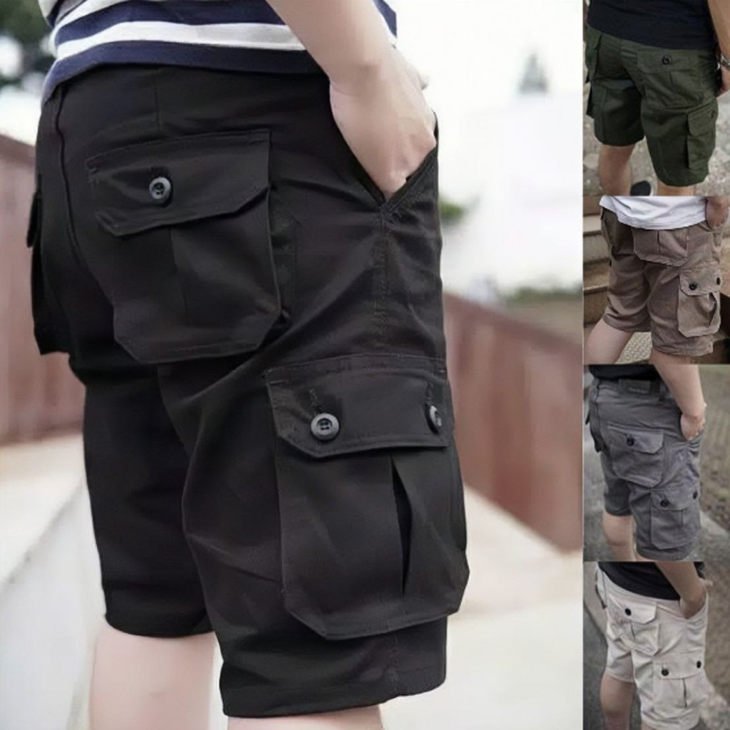 Saila [27-44] ORIGINAL Cargo Shorts Men's Shorts Cargo Pants Kimpol Pants