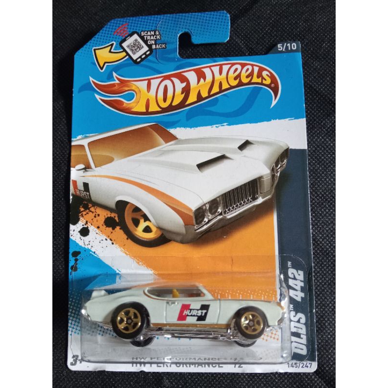 HOT WHEELS OLDS 442 HURST WHITE