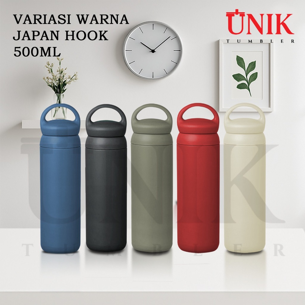 TERMOS Japanese Thermos 500ml Hot and ColdHOOK - UNIQUE TUMBLER