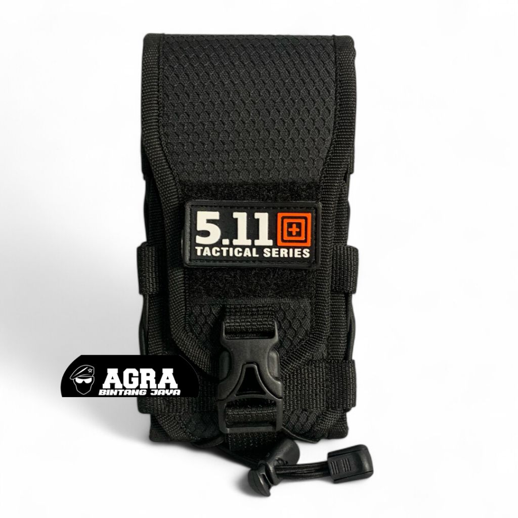 HP Holster Tactical Logo Waisthp Double slot Pouch for Men's Mobile Phone