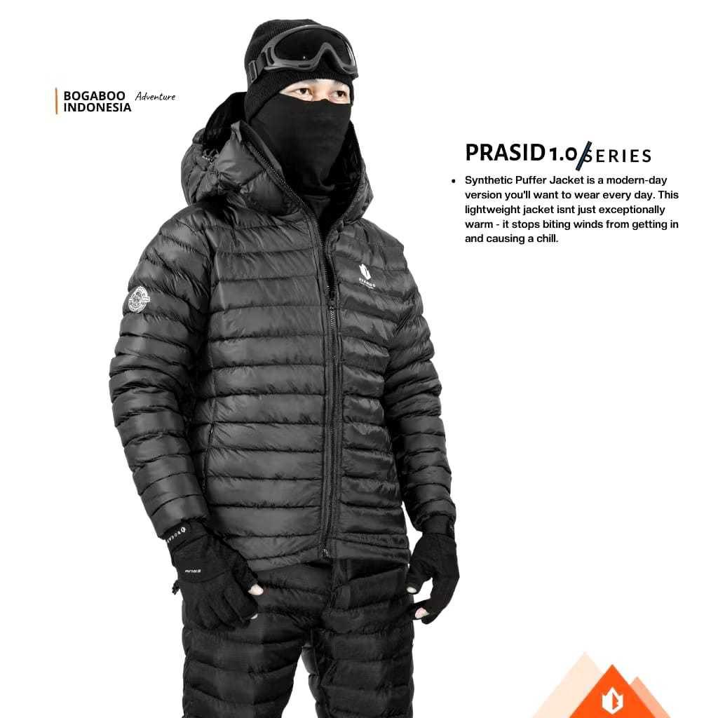 Bogaboo Prasid 1.0 series thick winter jacket for men and women - Bogaboo Prasid winter puffer jacket - dacron mountain jacket - Unisex ultralight pocket jacket