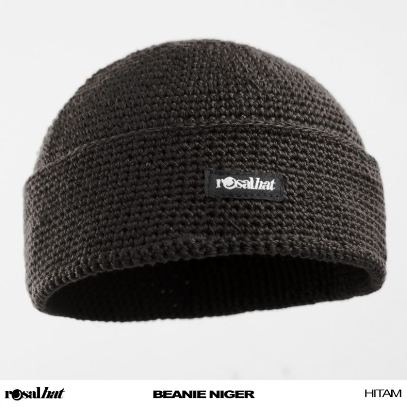Thick Knitted Beanie Niger Premium ROSAL Hat Bold Knitted Songkok/, Wool Yarn Hat for Adults, Muslim Men White Knitted Beanie Hat for Hajj kopiah lelaki songkok lelaki dewasa kopiah lelaki dewasa