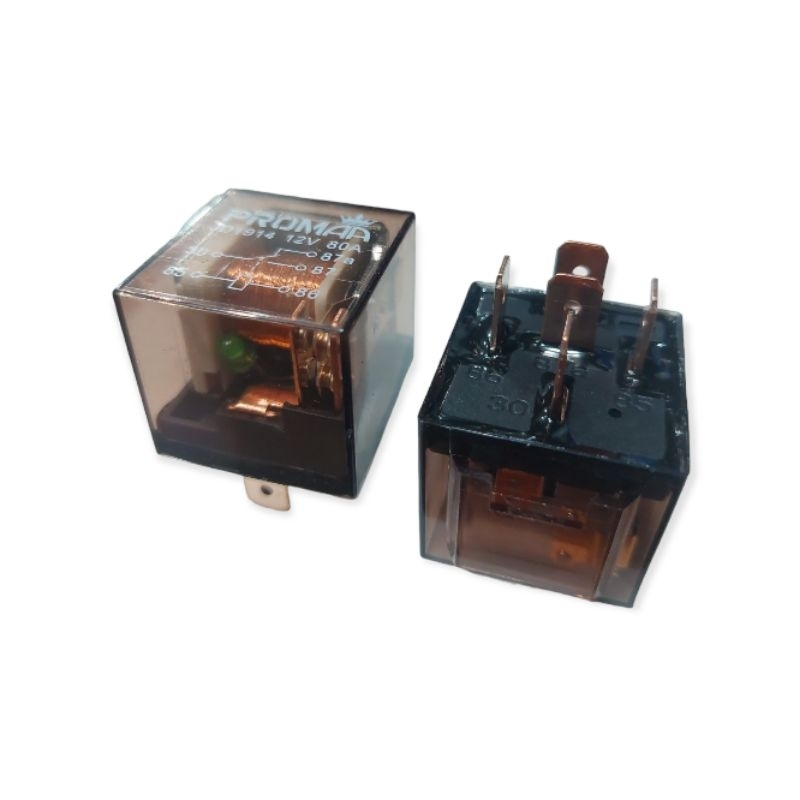 Horn Relay Transparent/Relay 4 Legs 5 Legs 12V & 24V 80A Horn Kereta Horn 24V