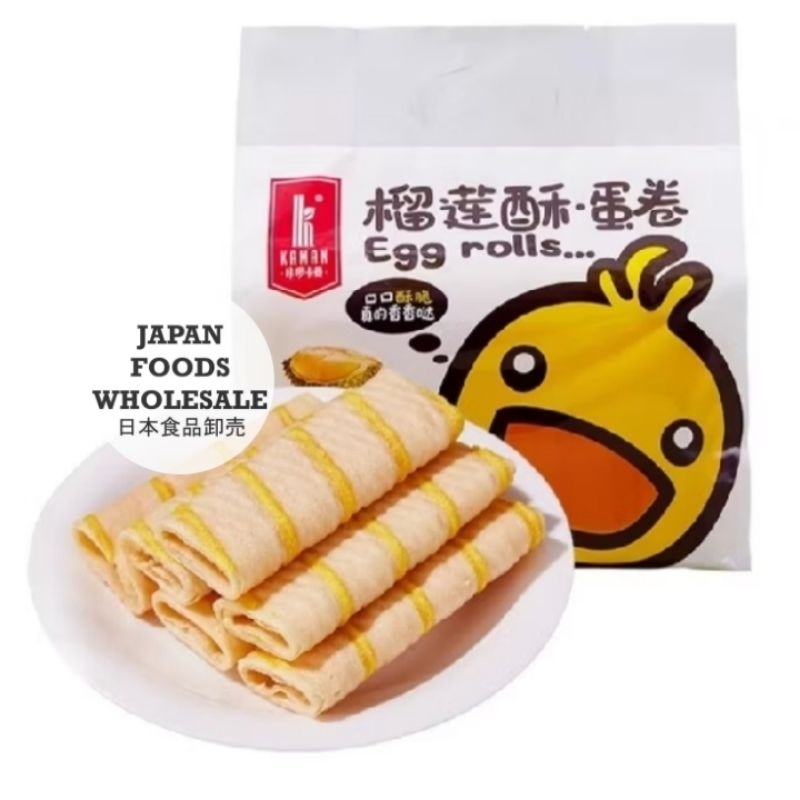 Kaman Crispy Roll Durian Flavor / imported snacks / snacks / crepes