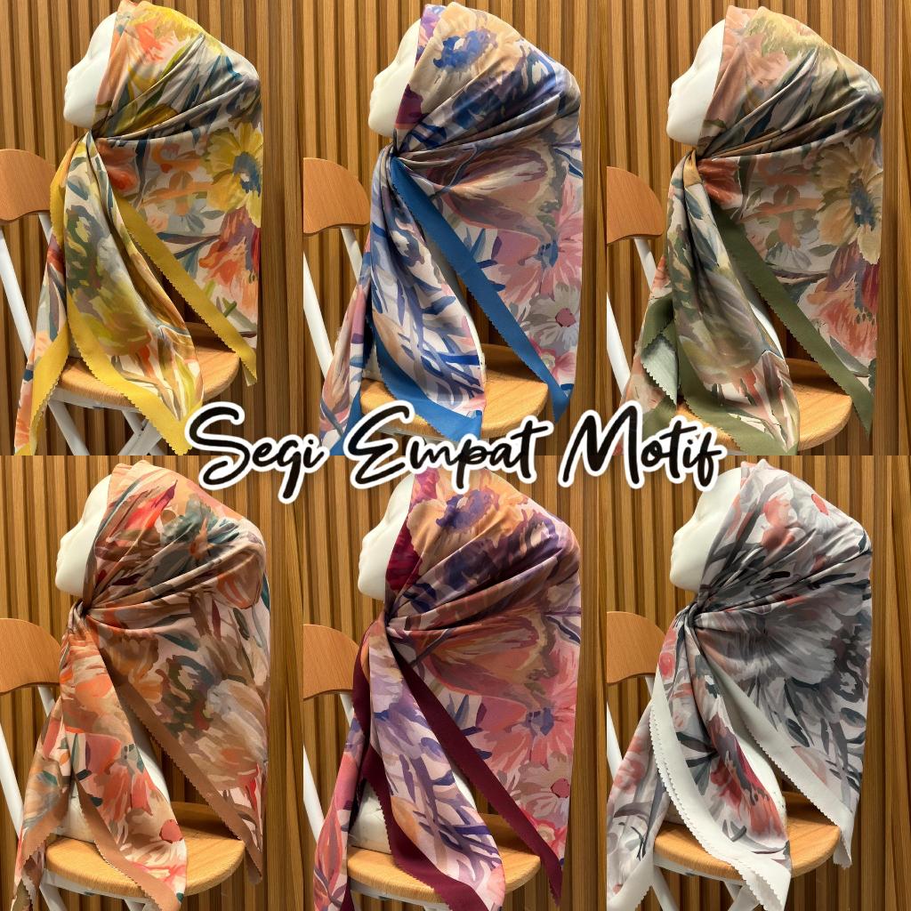 SQUARE HIJAB WITH MOTIF Part 11