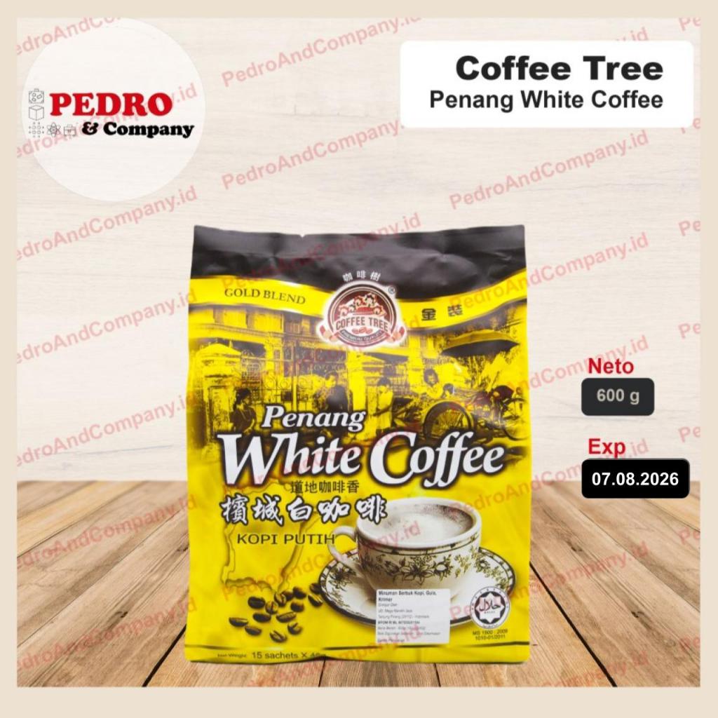 Coffee tree penang WHITE COFFEE WHITE coffee 450 grams contains 15 pcs malaysia