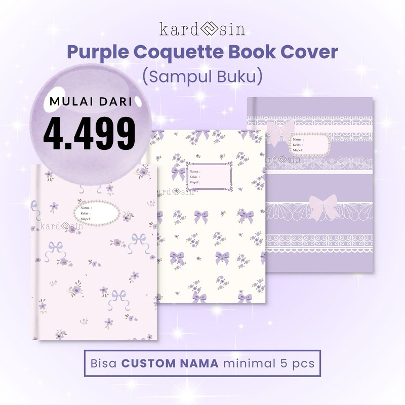 MATA PURPLE COQUETTE AESTHETICsampul buku LOVE RIBBON FLOWER RIBBONS SIDU BIGBOSS CAMPUS BOXY PREMIUM QUALITY PINTEREST PASTEL VINTAGE FLOWER FLORAL TIKTOK PAPER BOOK COVER NAME WRITING BOOK CLASS SUBJECT SCHOOL SUPPLIES STATIONARY