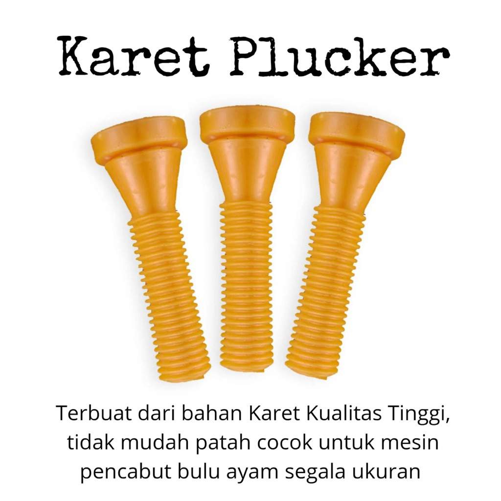 MESIN RUBBER PLUCKER/ RUBBER CBA CHICKEN FEATHER REMOVAL MACHINE
