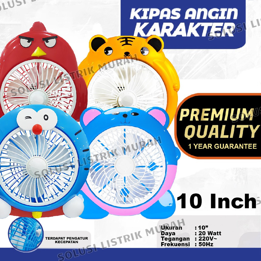 Character Fan 10 inch Character Fan/ Table Fan