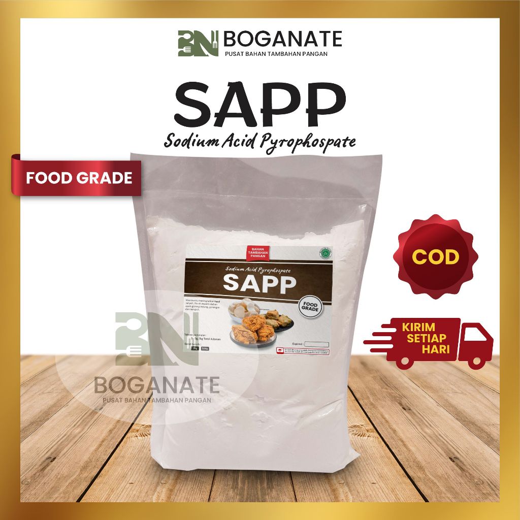 SAPP Food Grade 1kg / Crispy & Chopping Fried Chicken, Fried Foods, Crackers etc.