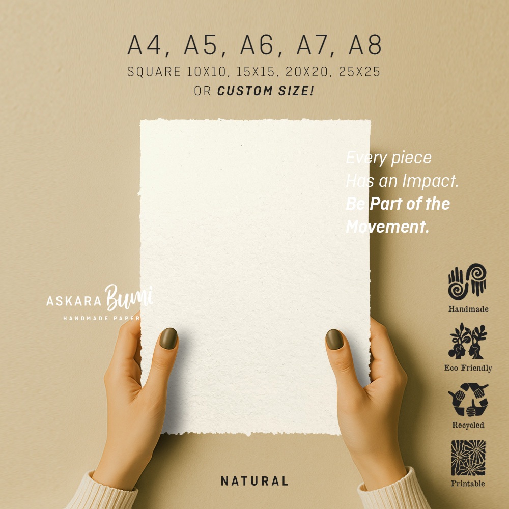 Recycled Paper // Handmade // eco-friendly // eco-friendly // Natural