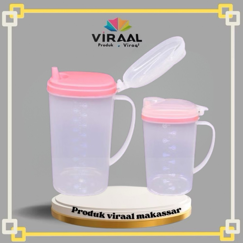 Makassar viral products - golden lemon oil container - 2 liter plastic cooking oil cont…