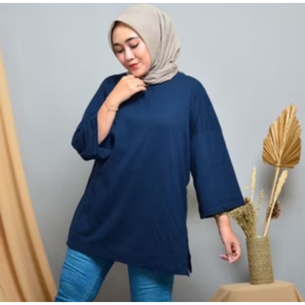 KATUN OVERSIZE JUMBO WOMEN'S T-SHIRTS LD 130 CM WOMEN'S T-SHIRTS 7/8 COOL JUMBO COTTON SUPER JUMBO WOMEN'S TOPS