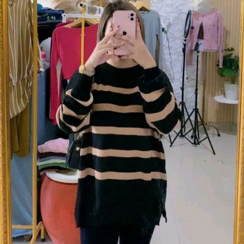 Syaqueen Fashion MAUDY KNITWEAR KNIT SWEATER WOMEN'S TOP All sizes