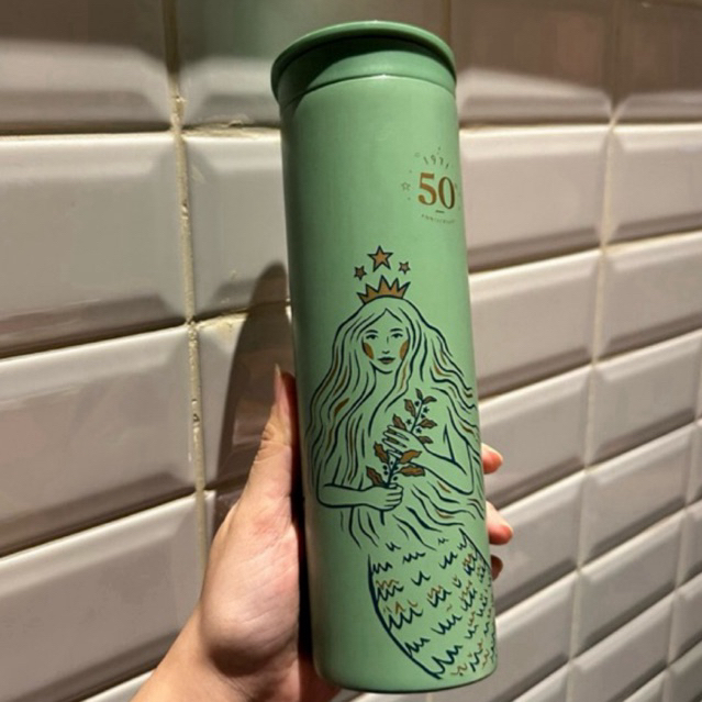 Preloved Tumbler Starbucks Green Siren 50th Anniversary Original Starbucks Limited