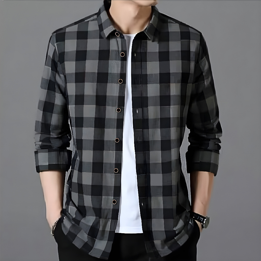 KEMEJA Unisex Premium Long Sleeve Flannel Shirt for Men | Flannel Shirt
