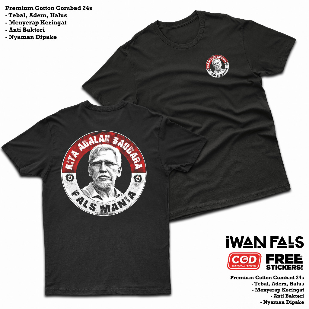 IWAN FALS Premium Tshirt Fals Mania Indonesia vintagekaos band music t-shirt | Iwan Fals T-Shirt Cotton Combed 24s | Men's Band T-Shirts Wanita - Unisex | Men's Distro T-shirts