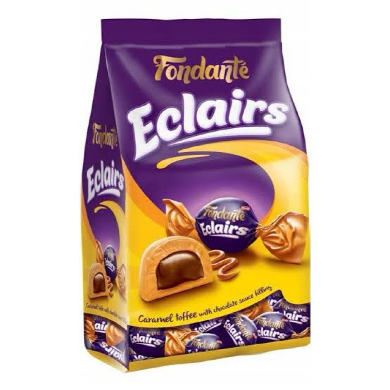 Van FONDANTE eclairs Caramel Toffee 700 gr HALAL / eclairs chocolate / turkish chocolate