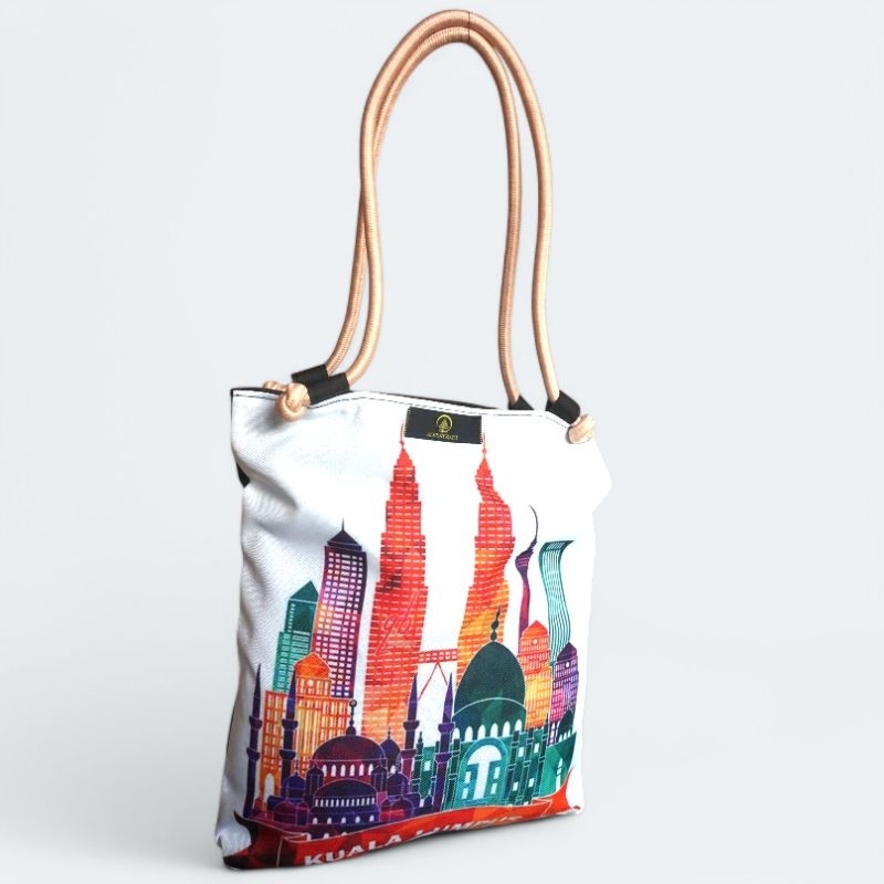 ALVYSTREET OFFICIAL | Malaysian Motif Single Tote Bag Souvenir Bag
