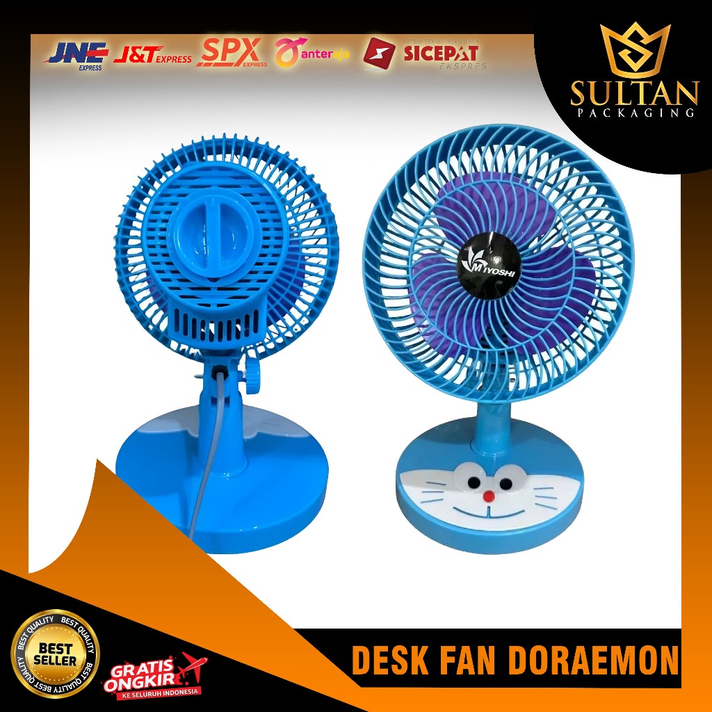 9-inch Portable Table Fan Premium Character Fan with Official Warranty Hello Kitty Desk Fan