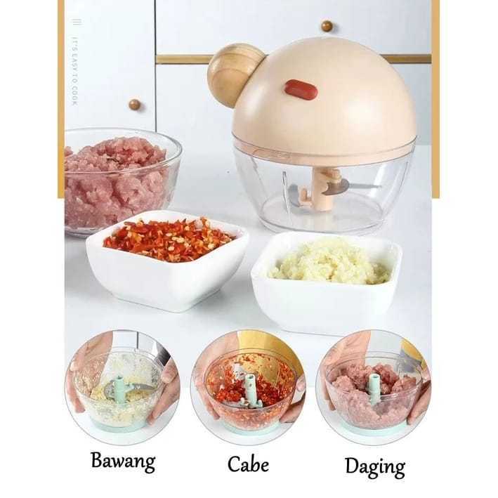 Berry swing chopper - Manual chopper Free brush/vegetable chili onion chopper/meat chopper/Manual blender/Manual Grinder for Meat/Onion