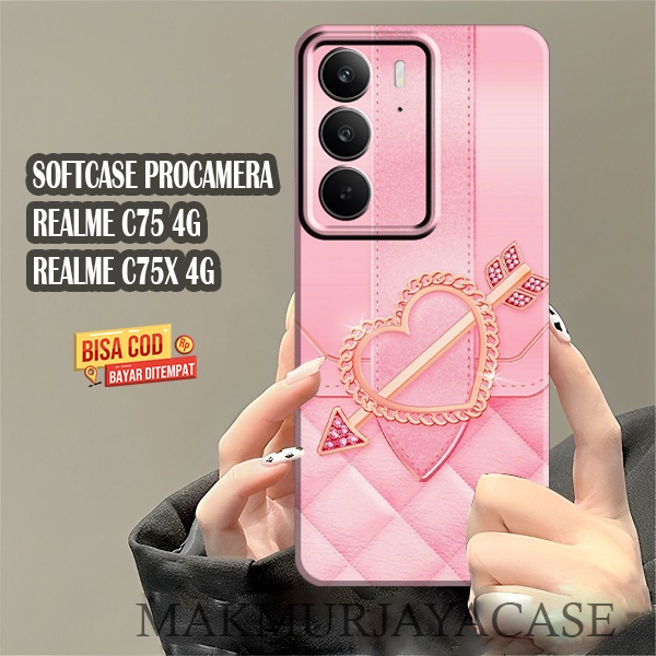 CASE REALME C75 4G 2024 - REALME C75X 4G 2024 - REALME C65 4G 2024 LATEST - FASHION CASE - SOFTCASE PROCAMERA - FLEXIBLE