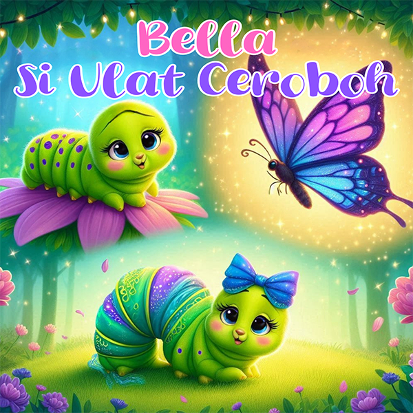 Children's Fairy Tales World - Children's Story Book: Bella The Caterpillar Ceroboh Buku Cerita Kanak Kanak Buku Cerita Buku Kanak Kanak